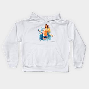 summer time sports Kids Hoodie